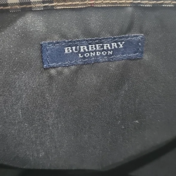 🔥Authentic Vintage Burberry Tan and Black Checkered Tote Bag - Picture 8 of 11